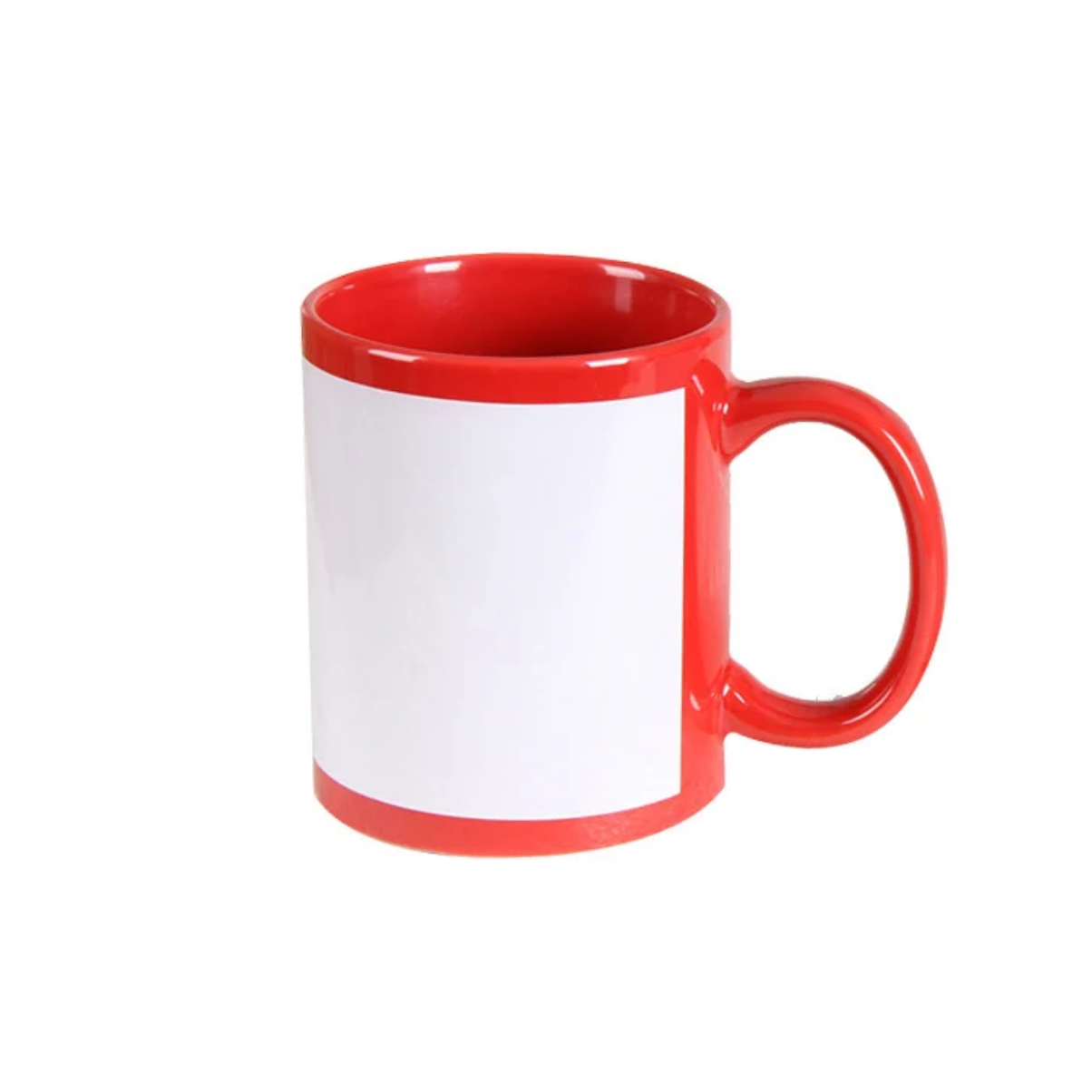 Taza de color con ventana blanca 325.30ml / 11 oz para sublimar