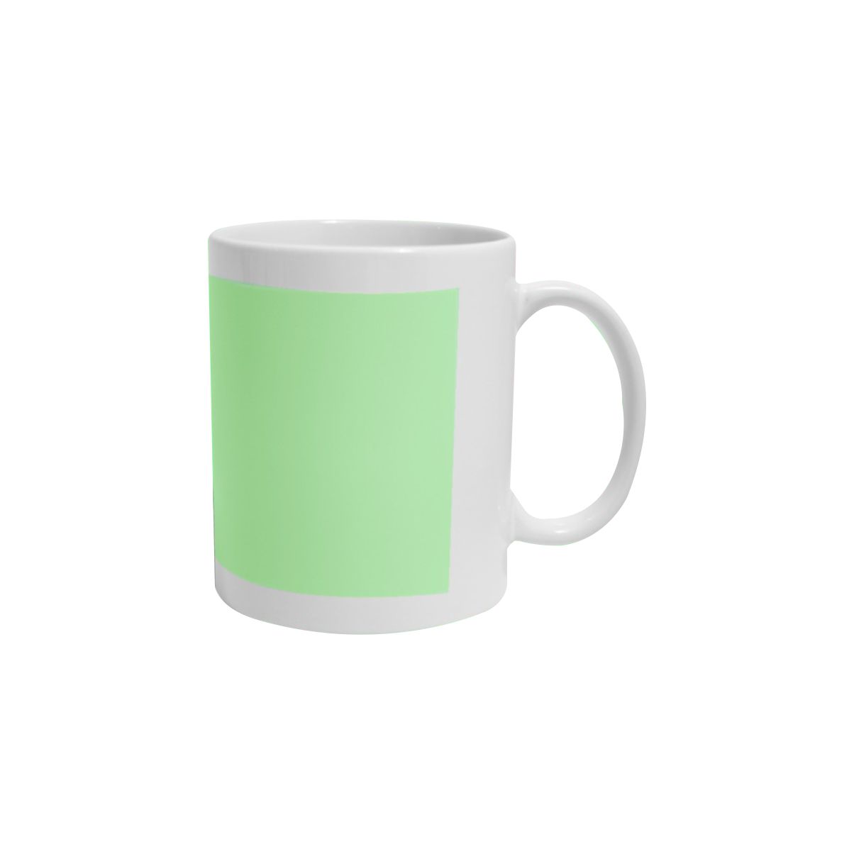 Taza blanca fotoluminicente de 11 oz para sublimar