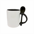Taza interior y cuchara de color  325.30 ml/ 11 oz para sublimar