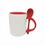 Taza interior y cuchara de color  325.30 ml/ 11 oz para sublimar