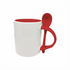 Taza interior y cuchara de color  325.30 ml/ 11 oz para sublimar