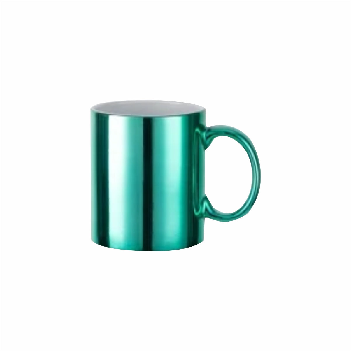 Taza con acabado metalico espejo 325.30ml / 11 oz para sublimar