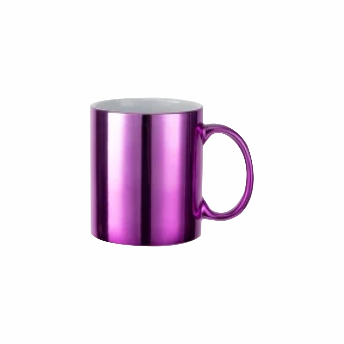 Taza con acabado metalico espejo 325.30ml / 11 oz para sublimar