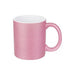 Taza super glitter rosa 11 oz para sublimar