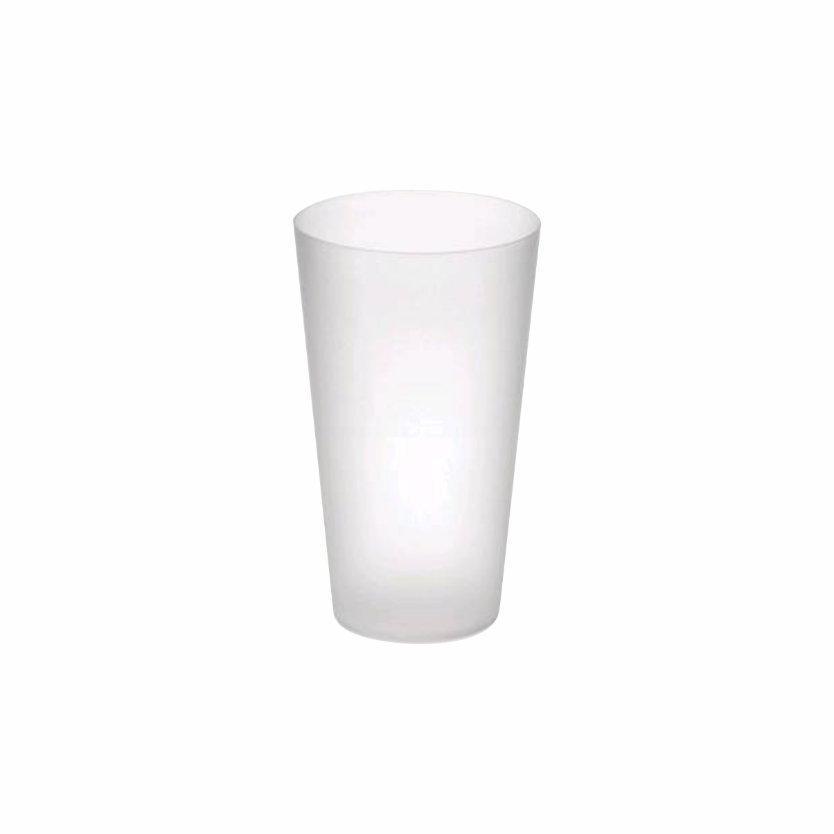 Vaso cervecero satinado cónico 502.75ml / 17oz para sublimar