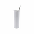 Vaso skinny con popote en acero inoxidable 887.20 ml / 30oz para sublimar